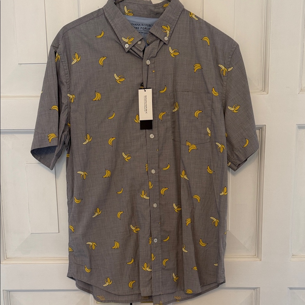 NWT Men’s Banana Republic Banana Print